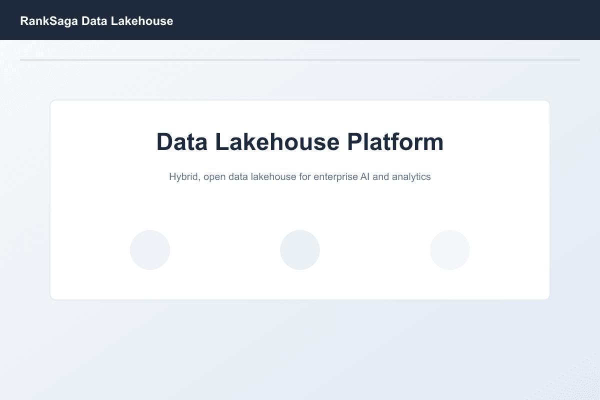 RankSaga Data Lakehouse